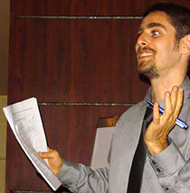 Balthas Seibold at a planning meeting of it@coops in Tagaytay, the Philippines.